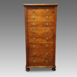 Victorian pollard oak Wellington chest