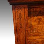 Victorian pollard oak Wellington chest - Image 6
