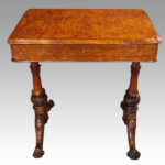 Victorian pollard oak worktable
