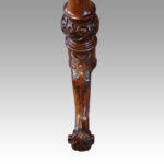 Victorian pollard oak worktable - Image 9