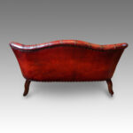 Victorian leather club sofa - Image 4