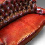 Victorian leather club sofa - Image 3