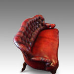 Victorian leather club sofa - Image 2