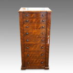 Victorian rosewood Wellington chest
