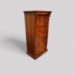 Victorian rosewood Wellington chest - Image 2