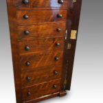 Victorian rosewood Wellington chest - Image 3