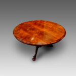 19thc. circular rosewood dining table - Image 6