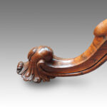 19thc. circular rosewood dining table - Image 4