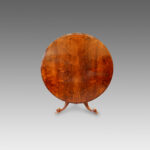 19thc. circular rosewood dining table