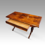 Victorian rosewood library table - Image 6