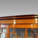 Victorian satinwood inlaid display cabinet - Image 6