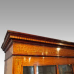 Victorian satinwood inlaid display cabinet - Image 5
