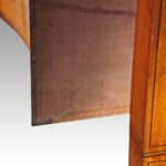Victorian satinwood inlaid display cabinet - Image 7