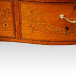 Victorian satinwood inlaid display cabinet - Image 12