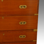 Victorian satinwood military chest - Image 3