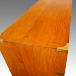 Victorian satinwood military chest - Image 8