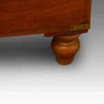 Victorian satinwood military chest - Image 10