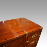 Victorian secretaire campaign chest - Image 8