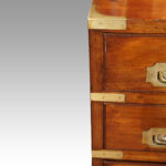 Victorian secretaire campaign chest - Image 7