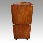 Victorian secretaire campaign chest - Image 18