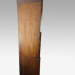 Victorian serpentine inlaid marquetry corner cabinet - Image 15