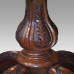 Victorian walnut card table - Image 9