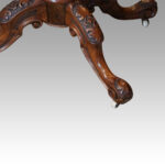 Victorian walnut card table - Image 6