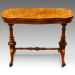 Superb Victorian shaped inlaid walnut card-table NOW SOLD