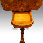 Superb Victorian shaped inlaid walnut card-table NOW SOLD - Image 2