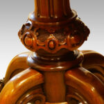 Victorian shaped walnut dining table - Image 6