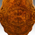 Victorian shaped walnut dining table - Image 3