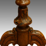Victorian inlaid walnut shaped oval work-table NOW SOLD - Image 5