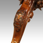 Victorian shaped walnut loo table - Image 10