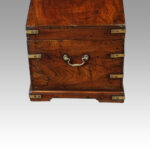 Victorian small brass bound chest - Image 7