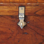 Victorian small brass bound chest - Image 6