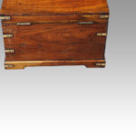 Victorian small brass bound chest - Image 3