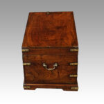 Victorian small brass bound chest - Image 2