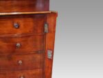 Small Victorian mahogany Wellington chest - Image 5