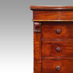 Small Victorian mahogany Wellington chest - Image 4