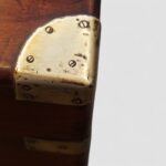 Victorian Teak Brass-Bound Campaign Chest - Image 3