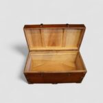 Victorian Teak Brass-Bound Campaign Chest - Image 8
