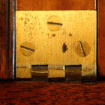 Victorian teak secretaire military chest - Image 9