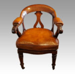Victorian tub desk chair