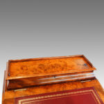 Victorian walnut Davenport with side door - Image 5