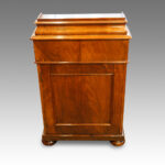 Victorian walnut Davenport with side door - Image 3