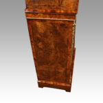 Victorian burr walnut sevres mounted pier cabinet - Image 14