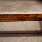 Victorian burr walnut sevres mounted pier cabinet - Image 5