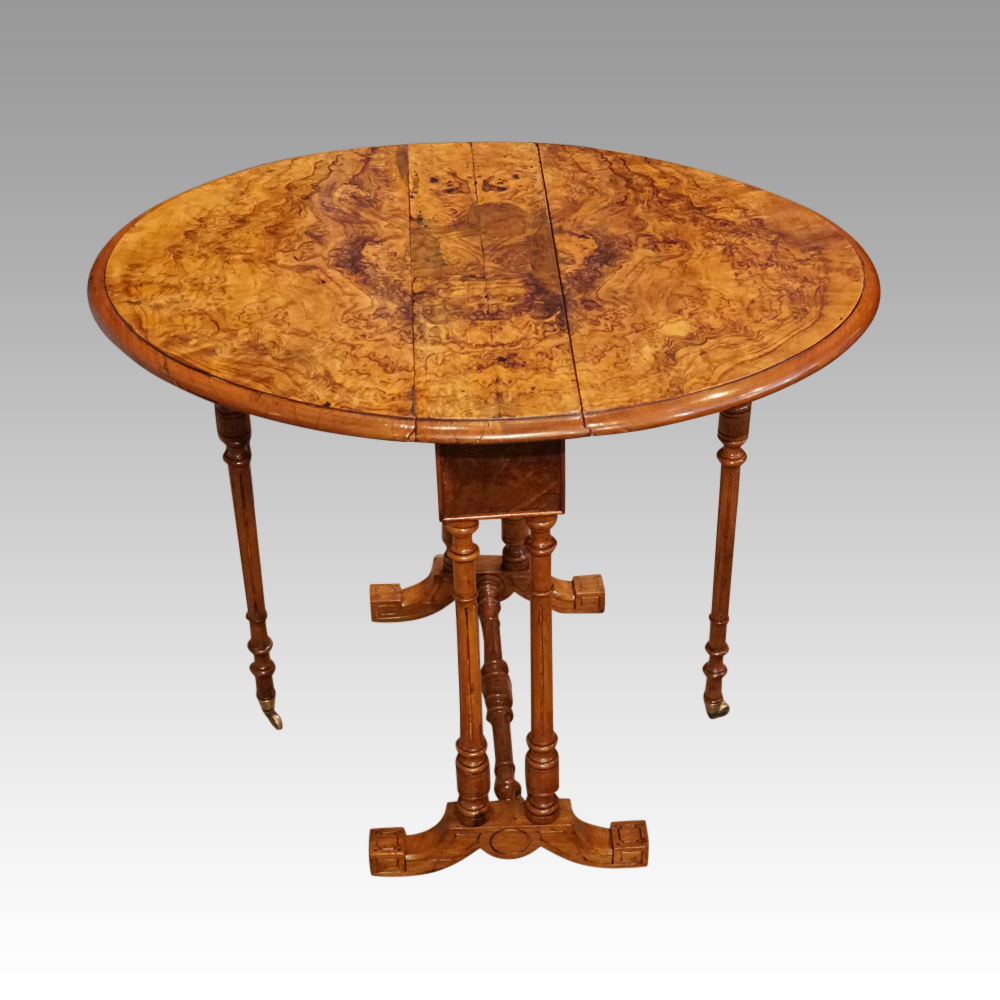 Victorian-walnut-baby-Sutherland-table-1.jpg Victorian walnut baby Sutherland table - Image 1