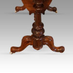 Victorian walnut games and sewing table - Image 9