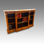Victorian breakfront walnut bookcase Now Sold